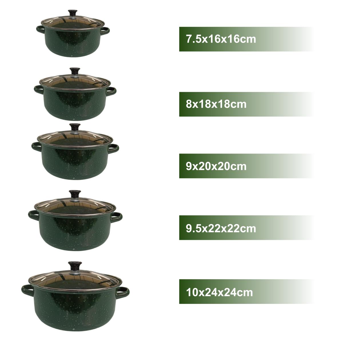 Juego de Olla Porcelanizado Shorbull®