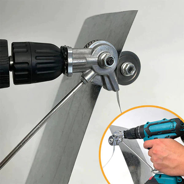 METALGENIUS™ – TRANSFORMA TU TALADRO EN UN CORTADOR DE METAL