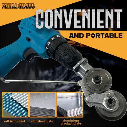 METALGENIUS™ – TRANSFORMA TU TALADRO EN UN CORTADOR DE METAL