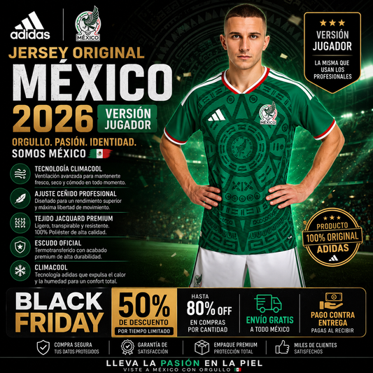 Camiseta Mexicana - Mundial 2026